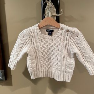 6-12 month Baby Gap fisherman sweater